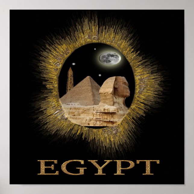 Kung Tut och Egypten Poster (Framsidan)