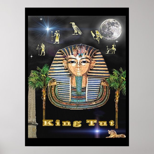Kung Tut och Egypten Poster (Framsidan)