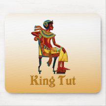 Kung Tut på tronen