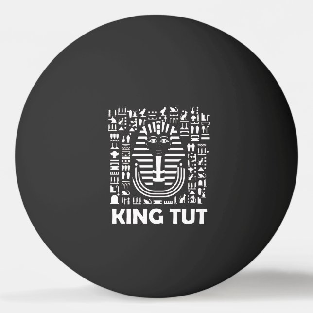 Kung tut pharaoh egyptian Hieroglyphic Alphabet Pingisboll (Framsidan)
