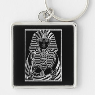 Kung Tut Silver Egyptisk Nyckelring