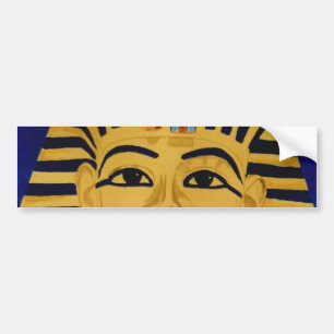 Kung Tut Tutankhamun guld burial mask konst Bildekal