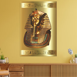 Kung Tut Tutankhamun Kanvastryck Bild 1