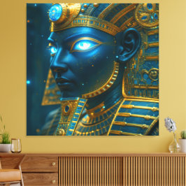 Kung Tut Tutankhamun Kanvastryck Bild 17