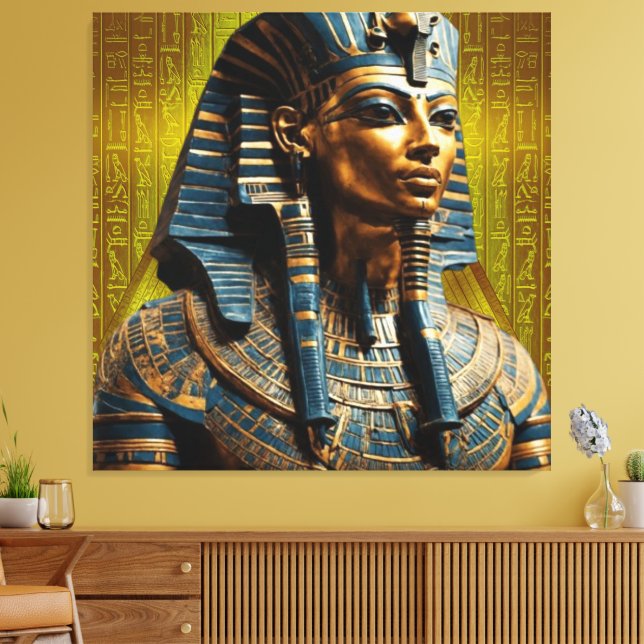 Kung Tut Tutankhamun Kanvastryck Bild 7 (Insitu (Vardagsrum))
