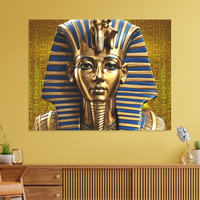 Kung Tut Tutankhamun Kanvastryck Bild 8 (Insitu (Vardagsrum))