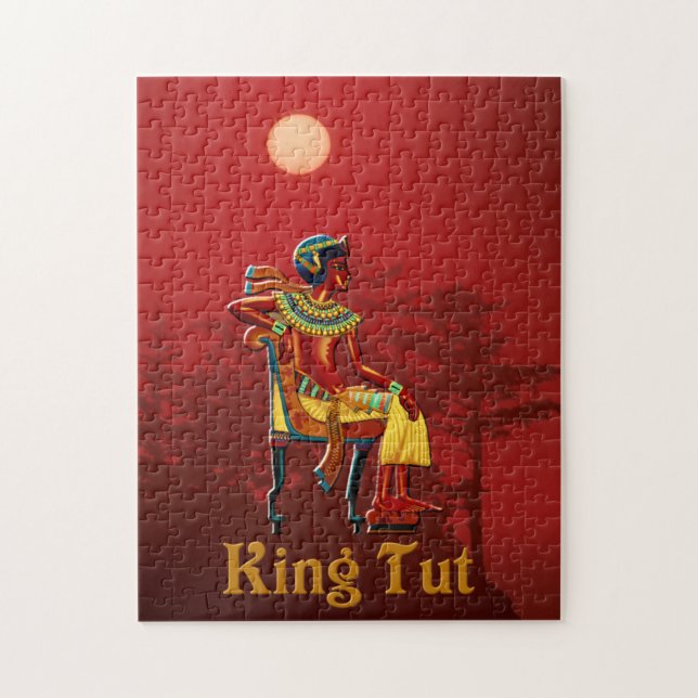 Kung Tut under sol Pussel (Vertikal)