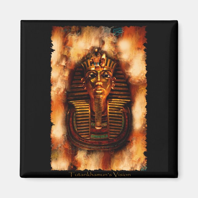 Kung TUTANKHAMEN Egyptens Art Magnet (Framsidan)