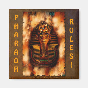Kung TUTANKHAMEN Pharaoh Regler Egyptian Art Magne Magnet