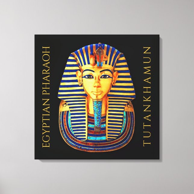 Kung Tutankhamun Ancient Egyptian Pharaoh Canvastryck (Framsida)