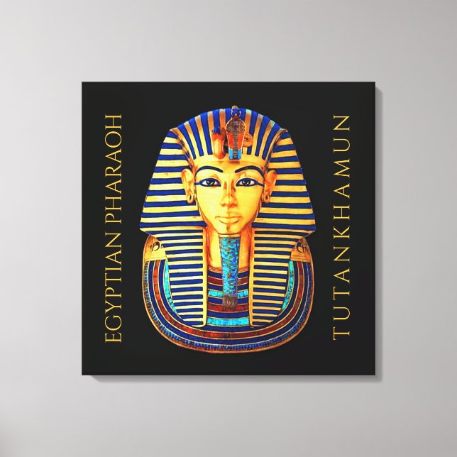 Kung Tutankhamun Ancient Egyptian Pharaoh Canvastryck (Framsida)