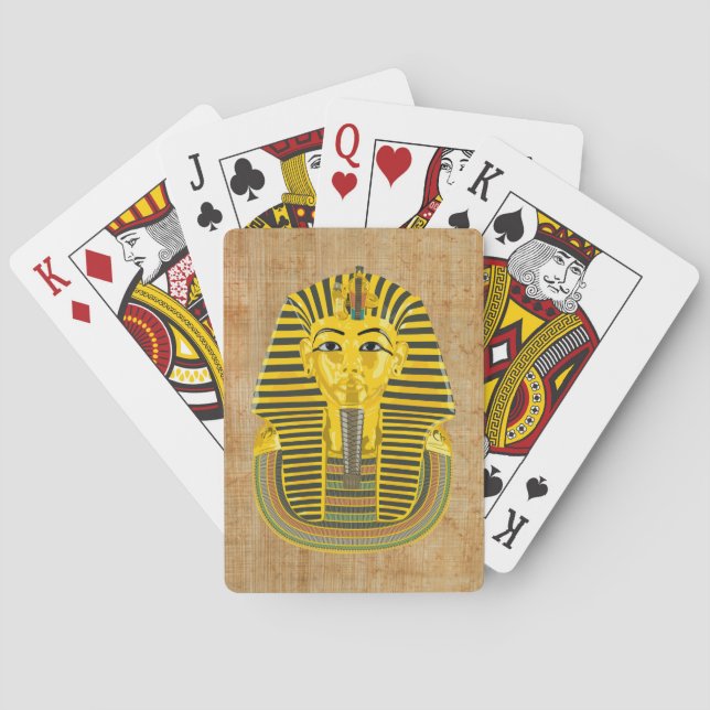 Kung Tutankhamun Casinokort (Baksidan)