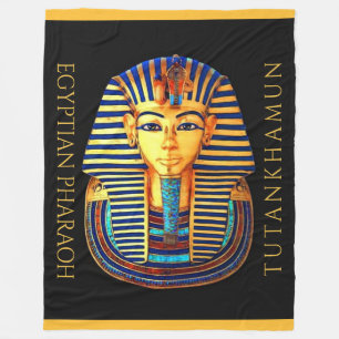 Kung Tutankhamun, egyptisk farao Fleecefilt