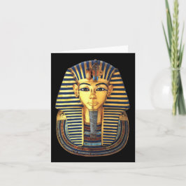 Kung Tutankhamun, Guld Mask, egyptiskt faraoh Kort