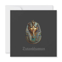 Kung Tutankhamun - platta tackkort