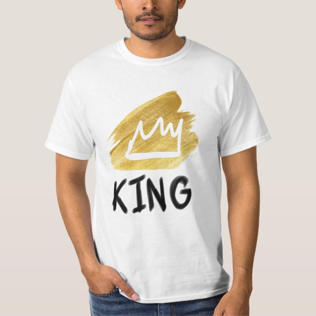 KUNG (vanlig vardagsvit T) T Shirt (Framsida)