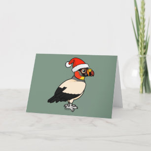 Kung Vculture Santa Helgkort