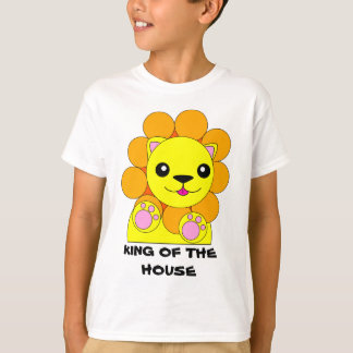 Kung vid House Children Söt T-Shirt
