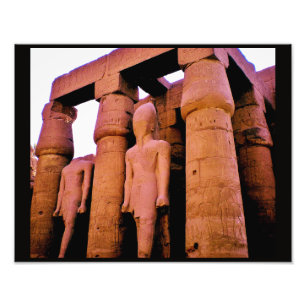 Kung vid Karnak Fototryck