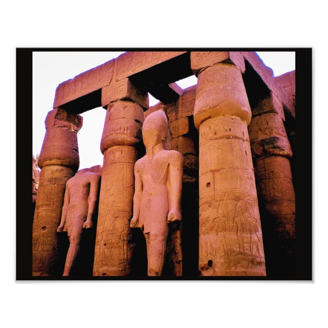 Kung vid Karnak Fototryck (Framsidan)