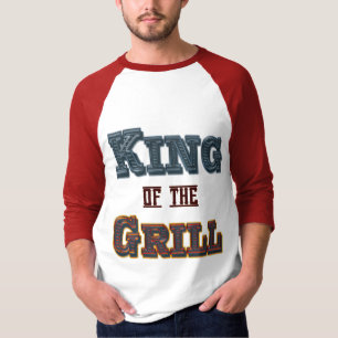 Kung vid kokning av grill-BBQ Tee Shirt