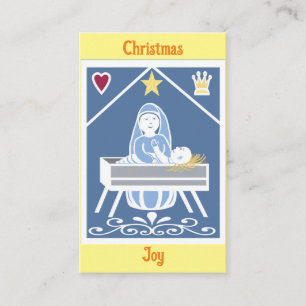 Kung vid Kung julmeditation Visitkort