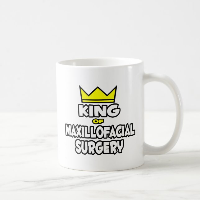 Kung vid Maxillofacial Surgery Kaffemugg (Höger)