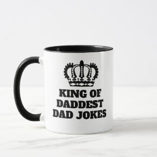 Kung vid Pappa Jokes Mugg - Lilla Fars dag