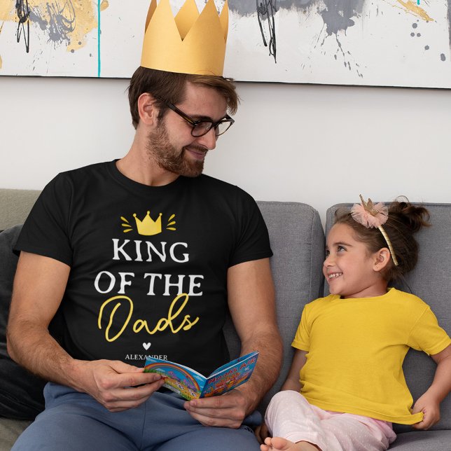 Kung vid Pappor Fars dag T Shirt (Skapare uppladdad)