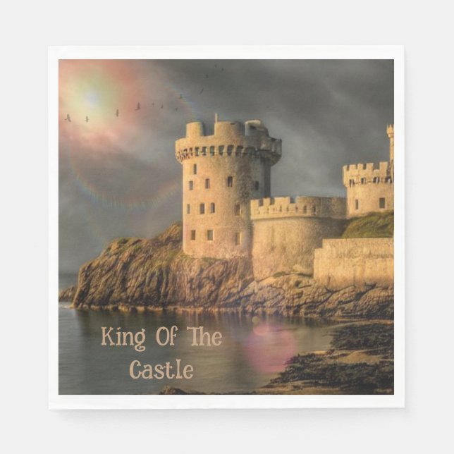 Kung vid slottets födelsedag pappersservett (Framsidan)