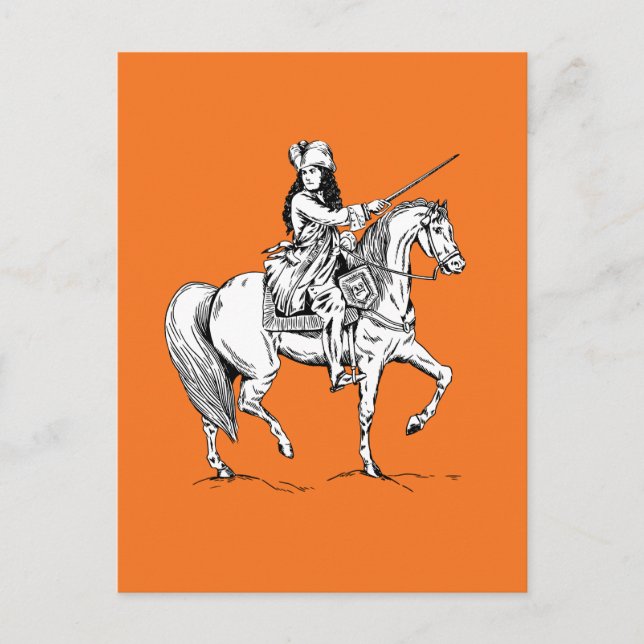 Kung Vilhelm av Oranien Vykort (Framsida)