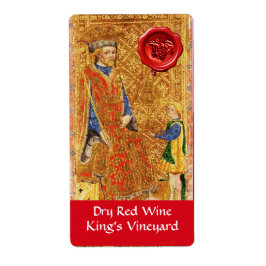 KUNG VINEYARD RED VIN VAX SEAL/ANTIQUE TAROTS FRAKTSEDEL