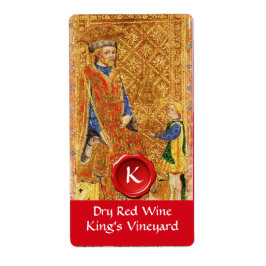 KUNG VINEYARD RED VIN VAX SEAL/ANTIQUE TAROTS FRAKTSEDEL