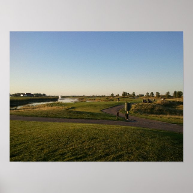 Kung Walk Golf Course bild Poster (Framsidan)