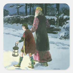 Kung Wenceslas (c.907-c.929) från Peeps in i Fyrkantigt Klistermärke