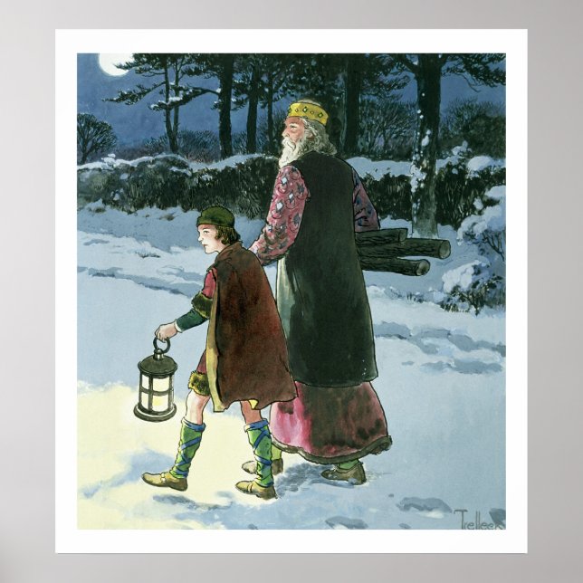 Kung Wenceslas (c.907-c.929) från Peeps in i Poster (Framsidan)