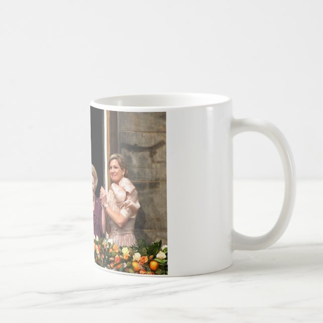 Kung Willem Alexander, Princess Beatrix, Queen Max Kaffemugg (Höger)