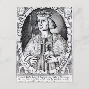 Kung William II of England, 1618 Vykort