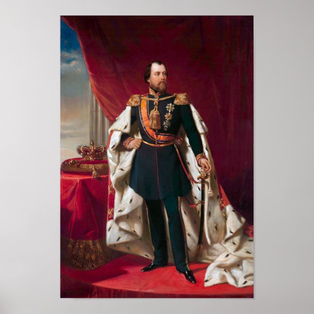 Kung William III i Nederländerna Poster (Framsidan)