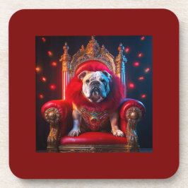 Kung Winnie, bulldog på sin tröst Underlägg