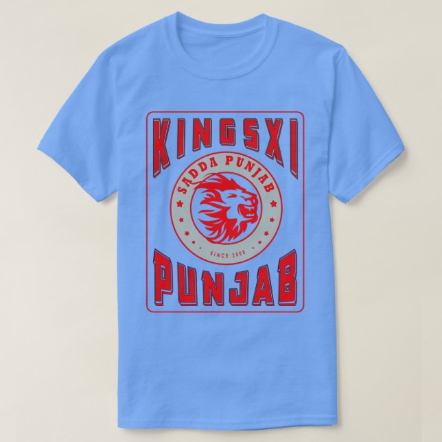 Kung XI Punjab Classic TShirt T Shirt (Design framsida)