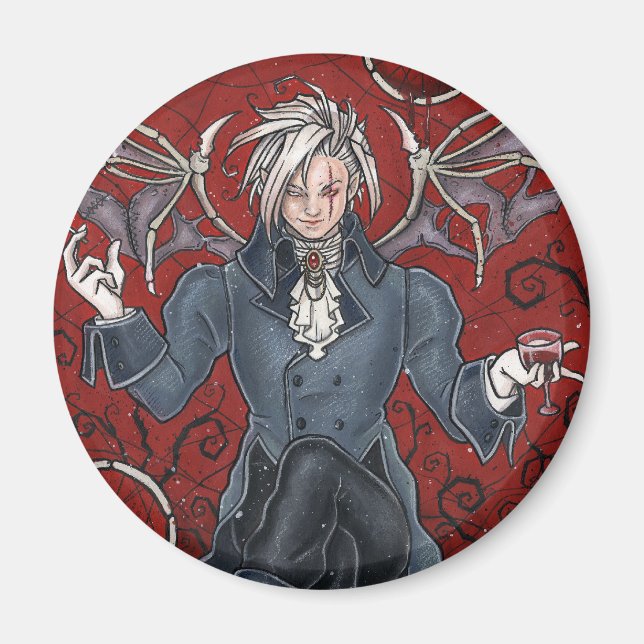 Kung Zerick Gothic Magnet (Framsidan)
