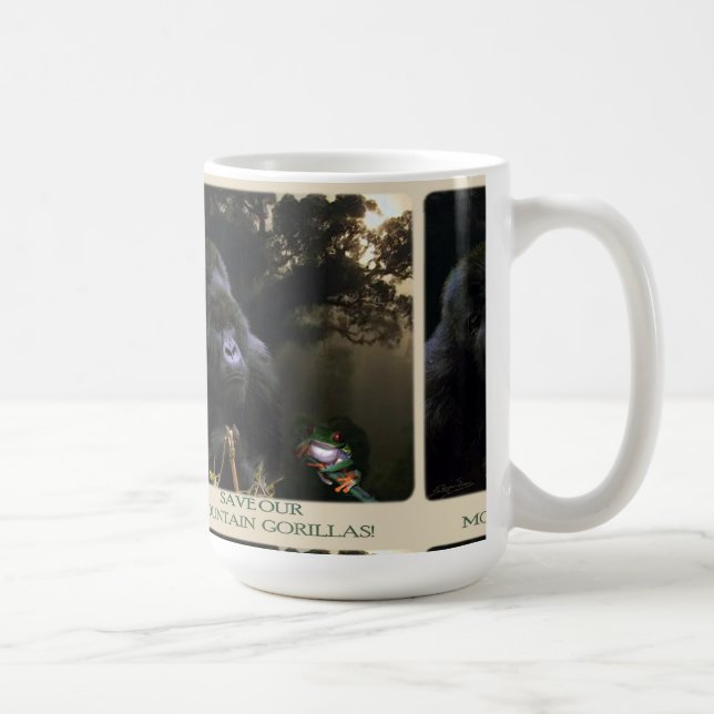 Kunga Mountain Gorilla Wildlife-supporter Mugg (Höger)
