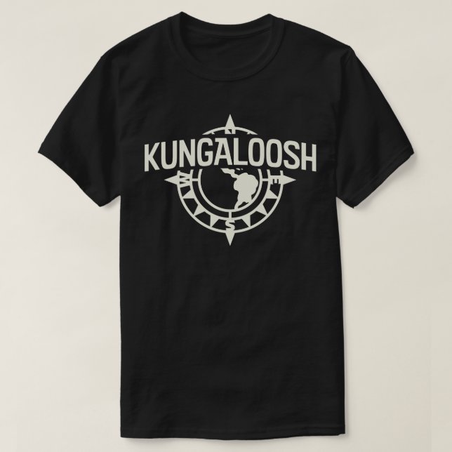 Kungaloosh Globe Tan T Shirt (Design framsida)