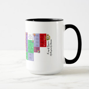 Kungar & drottningar av England & Britannien Mugg