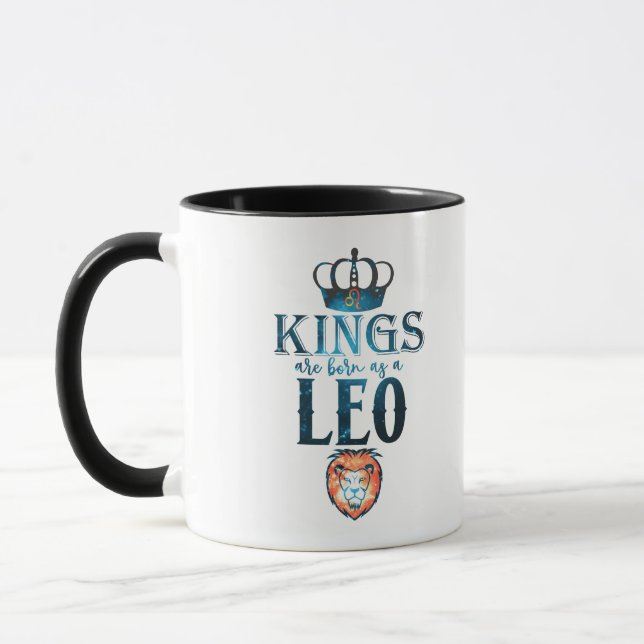 KUNGAR föds som en LEO Stjärntecken Juli Augusti Mugg (Vänster)