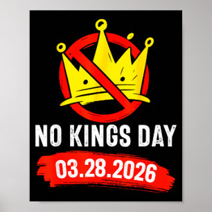 Kungar i amerika 28 mars 2026 kungadagen rolig Kin Poster
