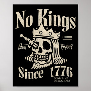 Kungar i Amerika sedan 1776 Patriotisk 4 juli Poster