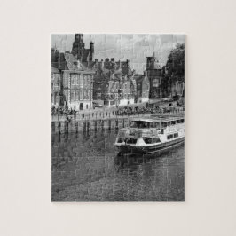 Kungar Staithe i staden av York. Pussel
