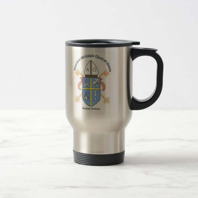 Kungarike av den gammala katolsk kyrkatravel mug resemugg (Höger)